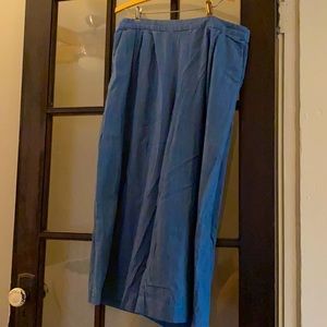 J Crew denim culottes